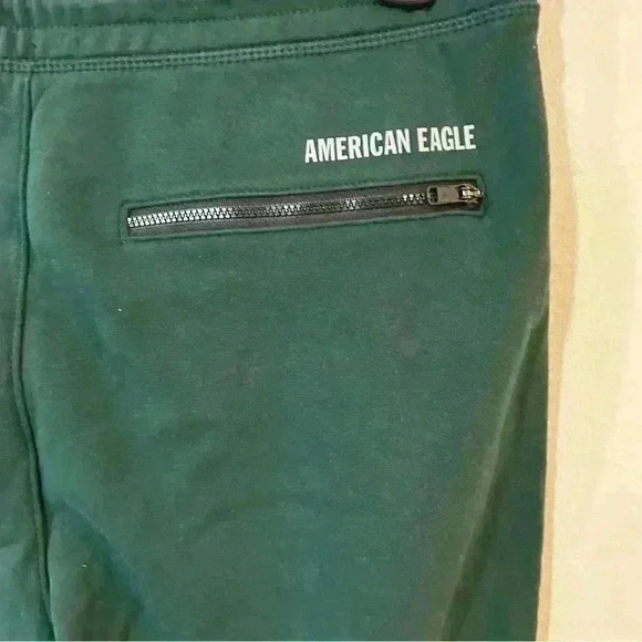 NWT American Eagle Dark Greece Fleece Lined Athletic Joggers Men’s Size Medium - Picture 4 of 7